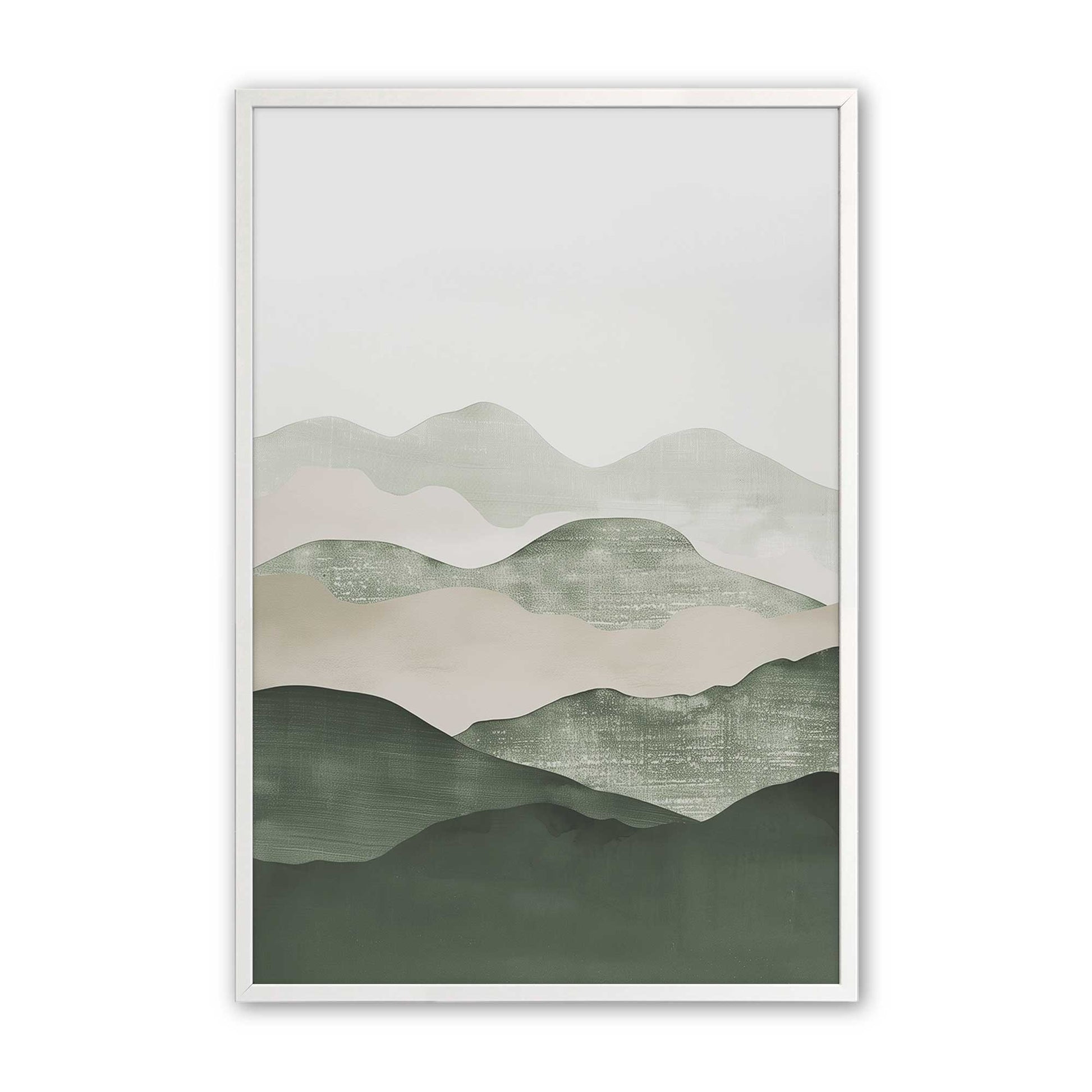 [Color:Opaque White], Picture of art in a Opaque White frame
