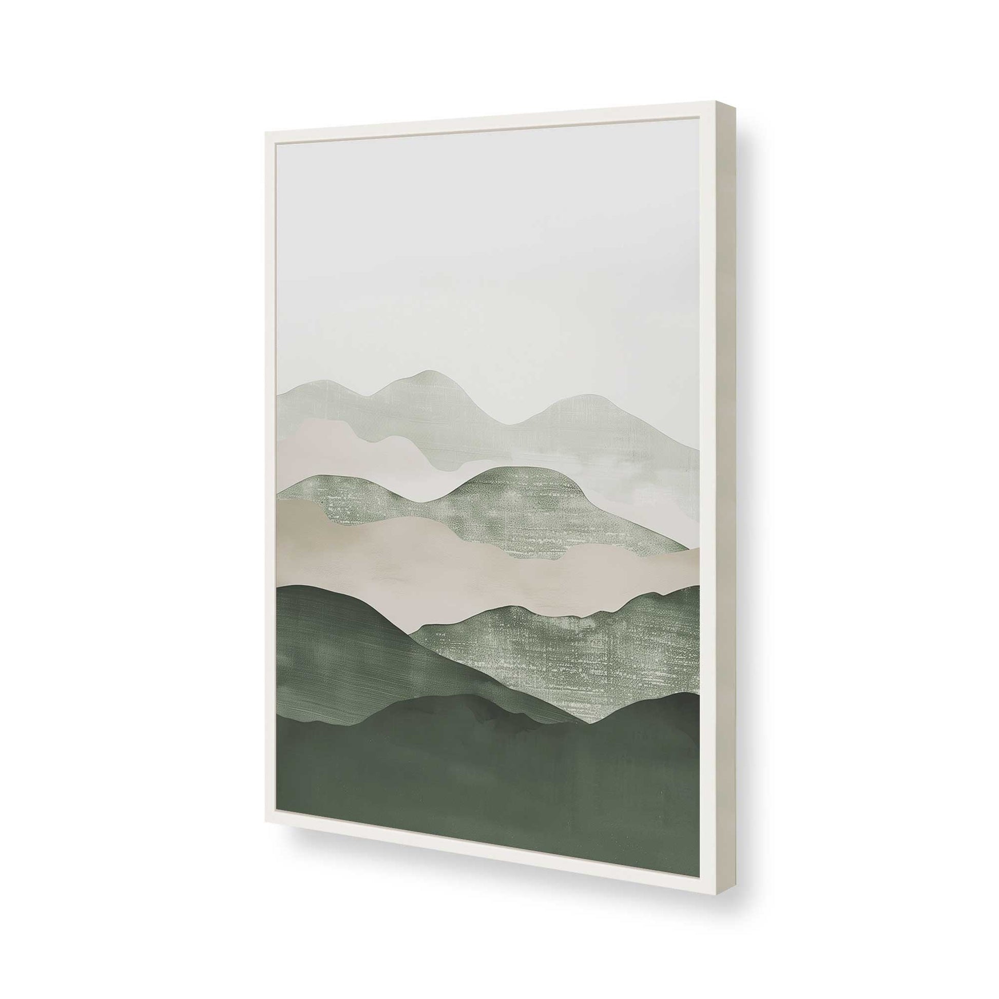 [Color:Opaque White], Picture of art in a Opaque White frame of the corner