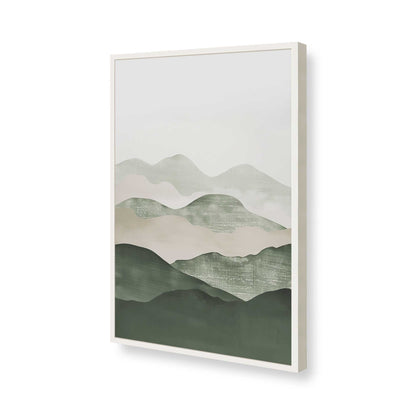 [Color:Opaque White], Picture of art in a Opaque White frame of the corner