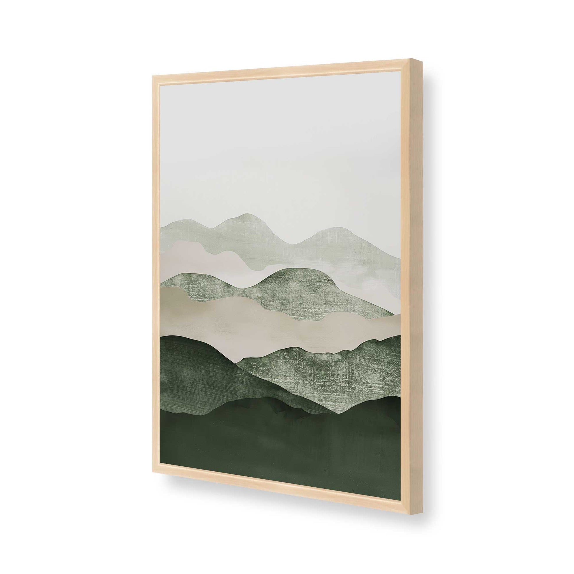 [Color:Raw Maple], Picture of art in a Raw Maple frame of the corner