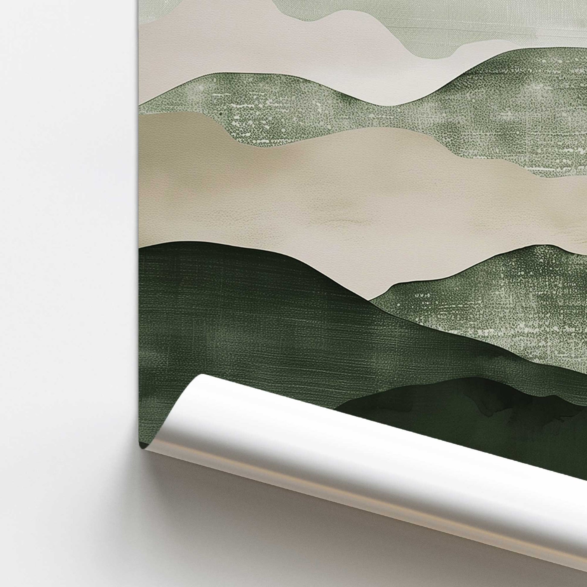 [color:Rolled Print], Picture of close up of art