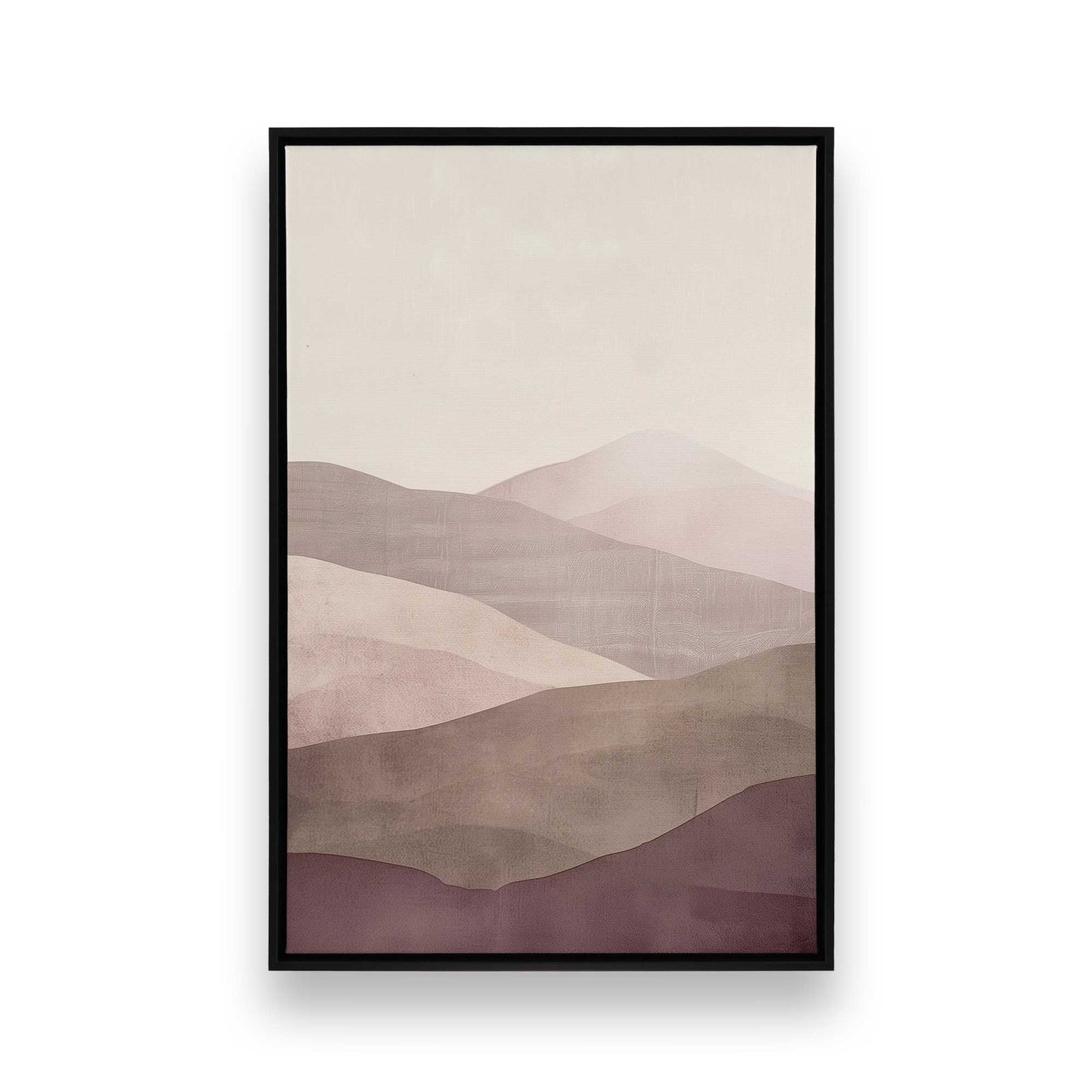 [Color:Satin Black], Picture of art in a Satin Black frame