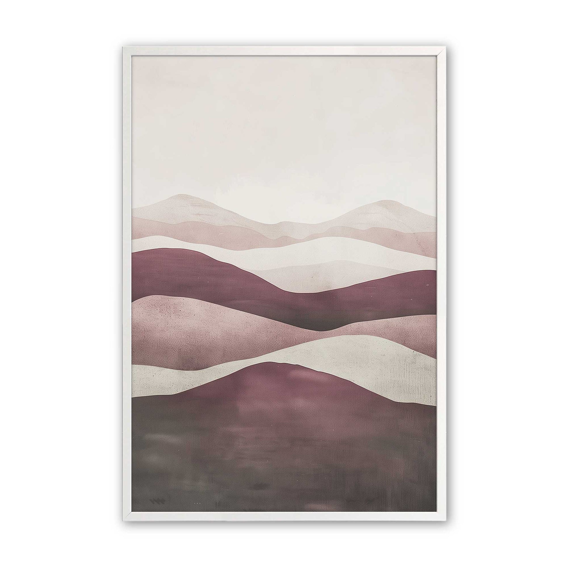 [Color:Opaque White], Picture of art in a Opaque White frame