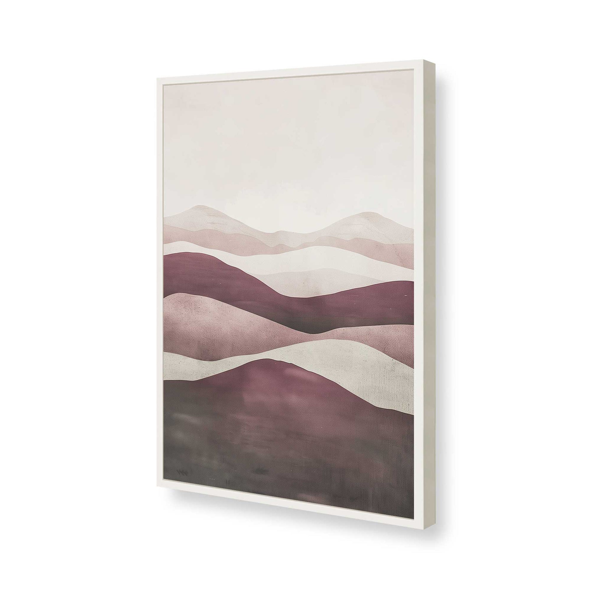 [Color:Opaque White], Picture of art in a Opaque White frame of the corner