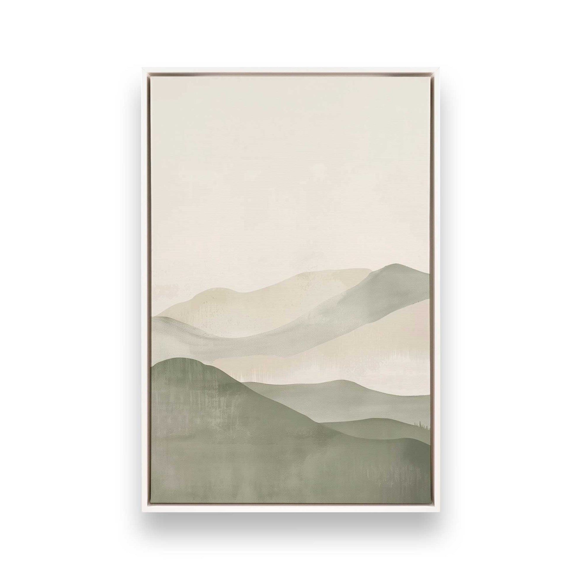 [Color:Opaque White], Picture of art in a White frame