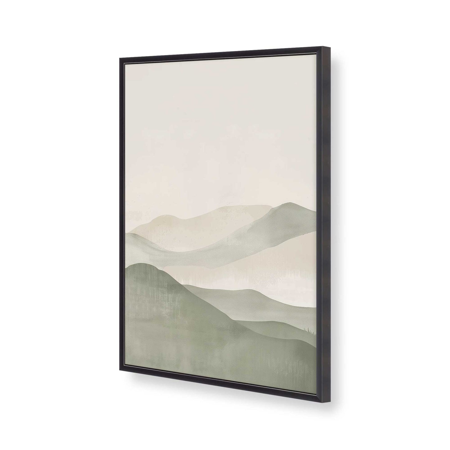 [Color:Weathered Zinc], Picture of art in a Weathered Zinc frame of the corner