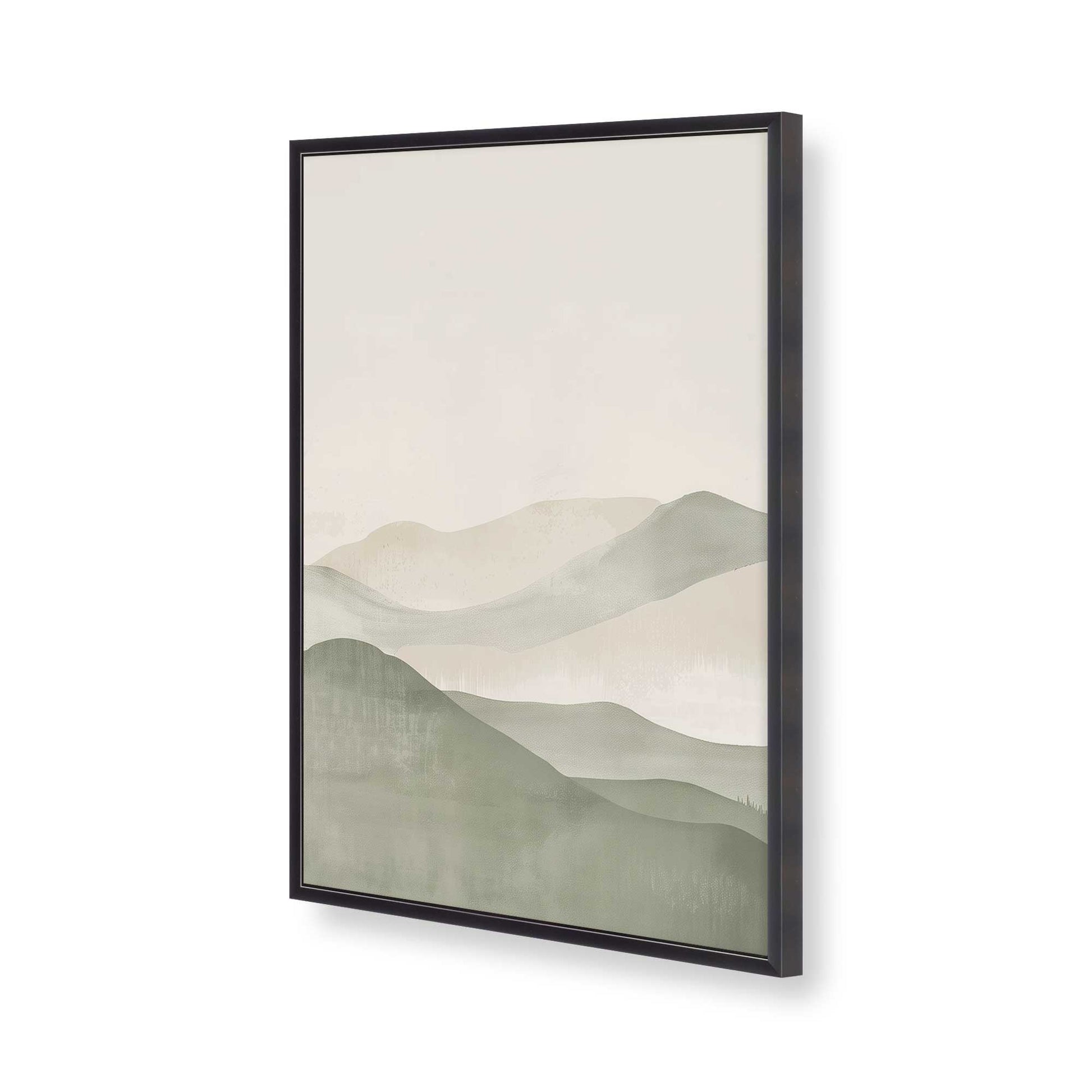 [Color:Weathered Zinc], Picture of art in a Weathered Zinc frame of the corner