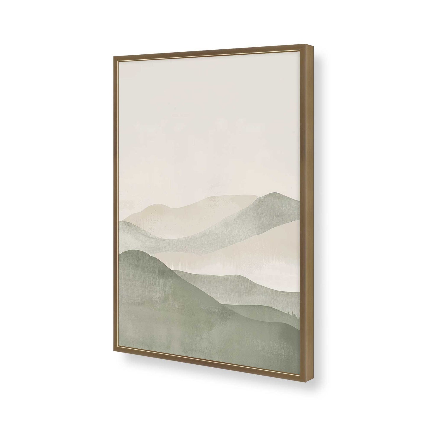 [Color:Brushed Gold], Picture of art in a Brushed Gold frame of the corner