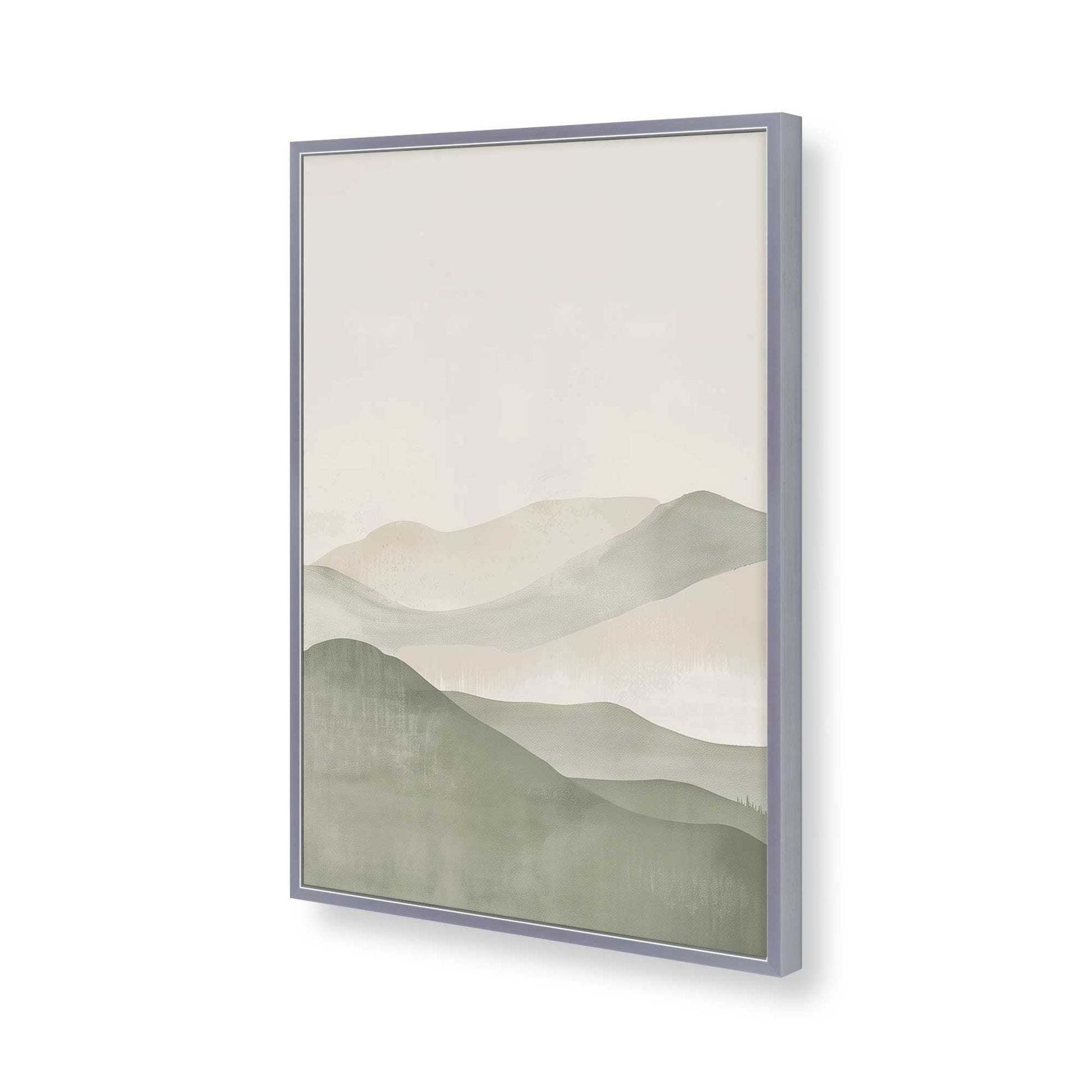 [Color:Polished Chrome], Picture of art in a Polished Chrome frame of the corner