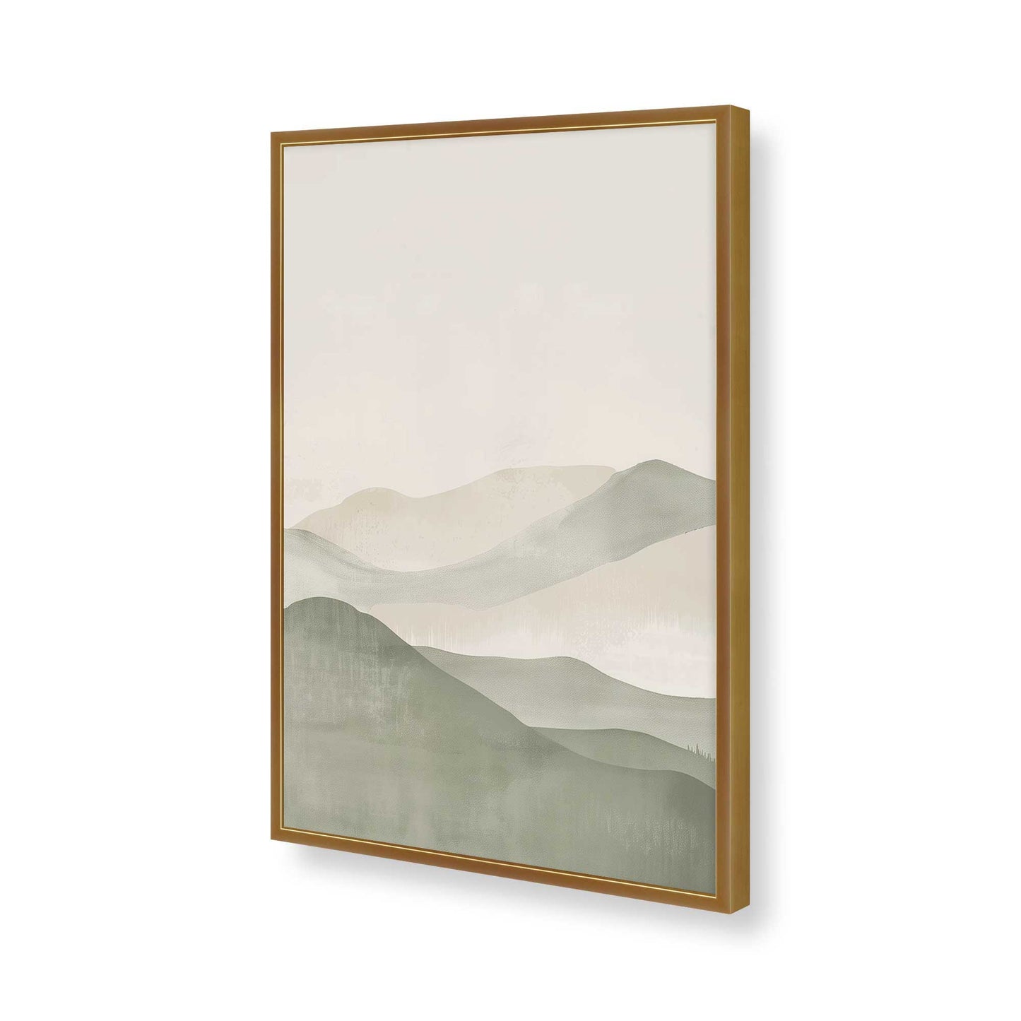 [Color:Polished Gold], Picture of art in a Polished Gold frame of the corner