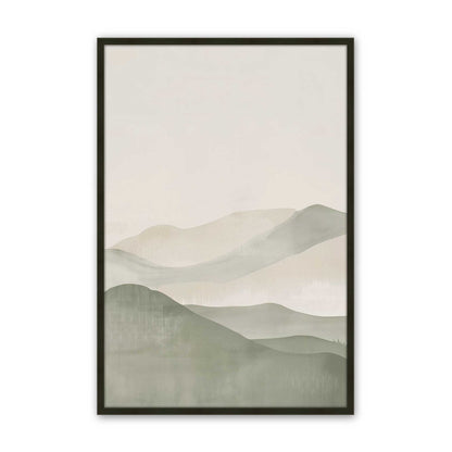 [Color:Satin Black], Picture of art in a Satin Black frame