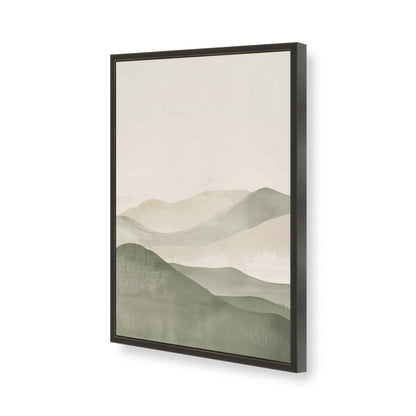 [Color:Satin Black], Picture of art in a Satin Black frame of the corner