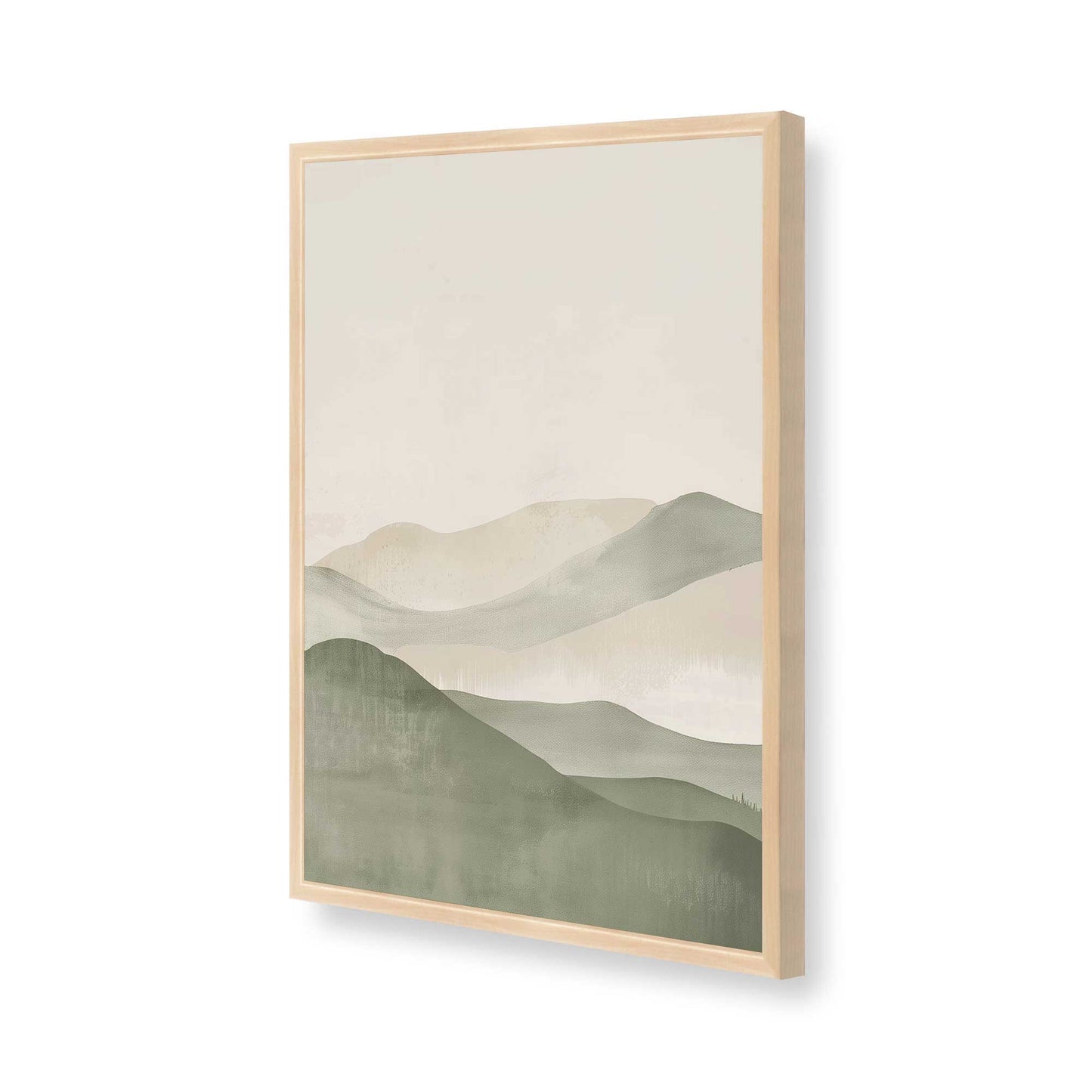[Color:Raw Maple], Picture of art in a Raw Maple frame of the corner