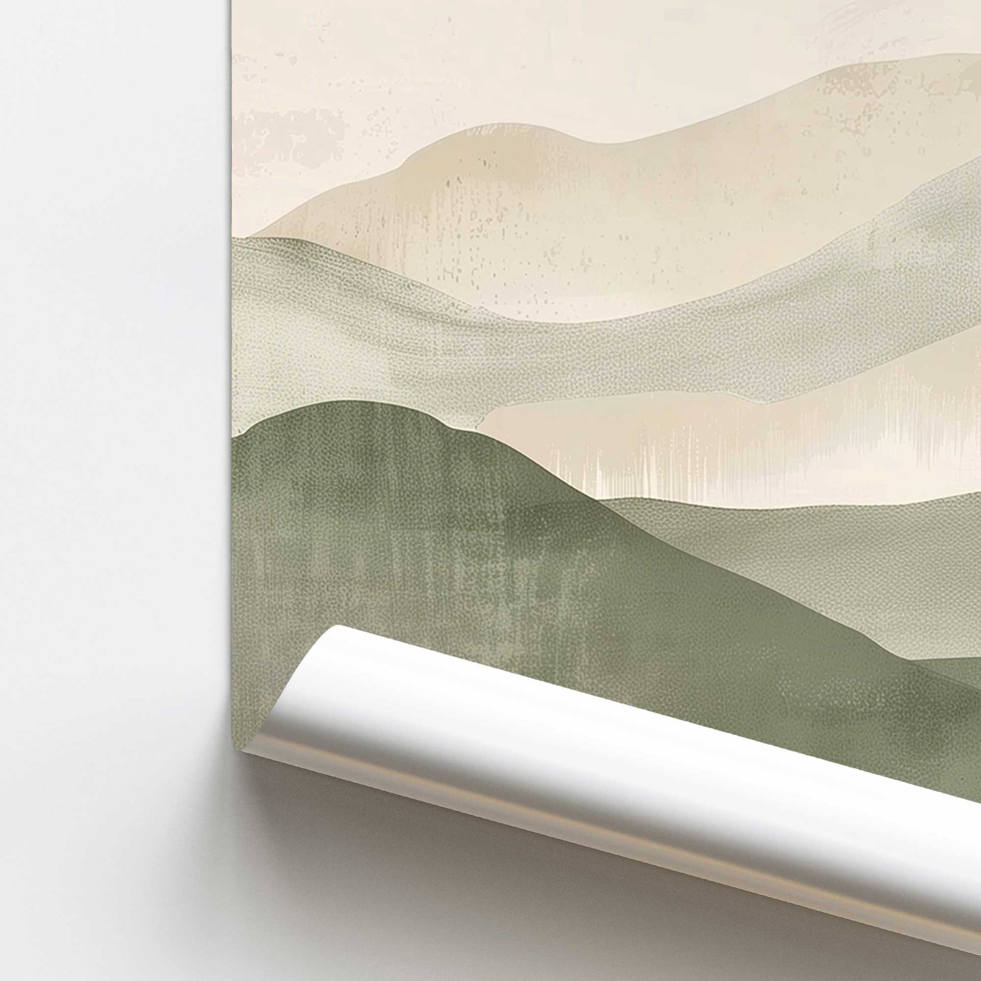 [color:Rolled Print], Picture of close up of art