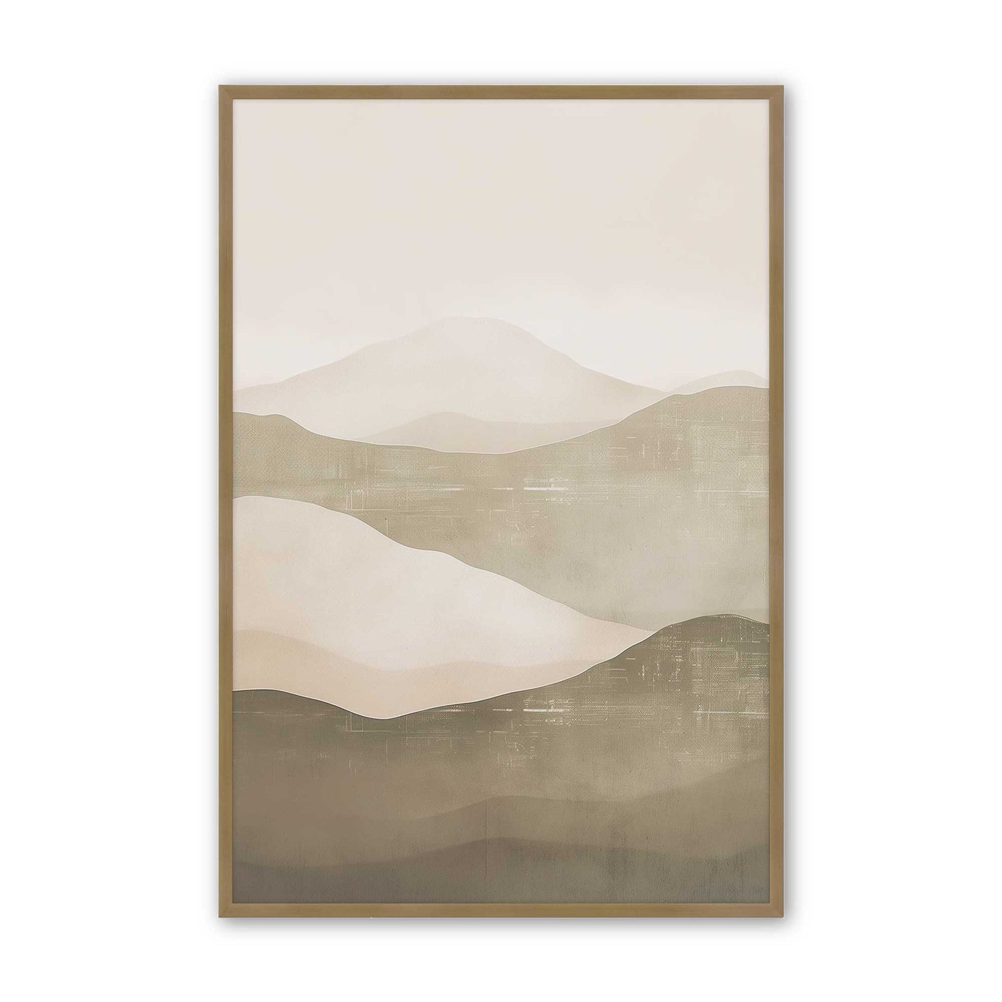 [Color:Brushed Gold], Picture of art in a Brushed Gold frame