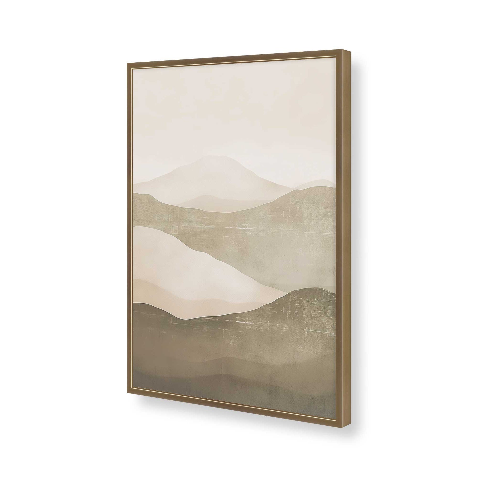 [Color:Brushed Gold], Picture of art in a Brushed Gold frame of the corner