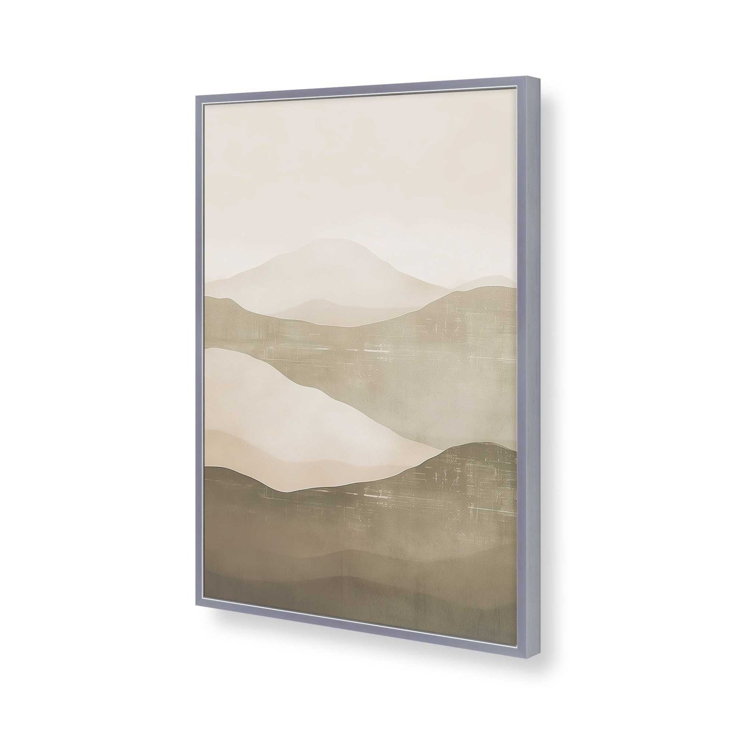 [Color:Polished Chrome], Picture of art in a Polished Chrome frame of the corner