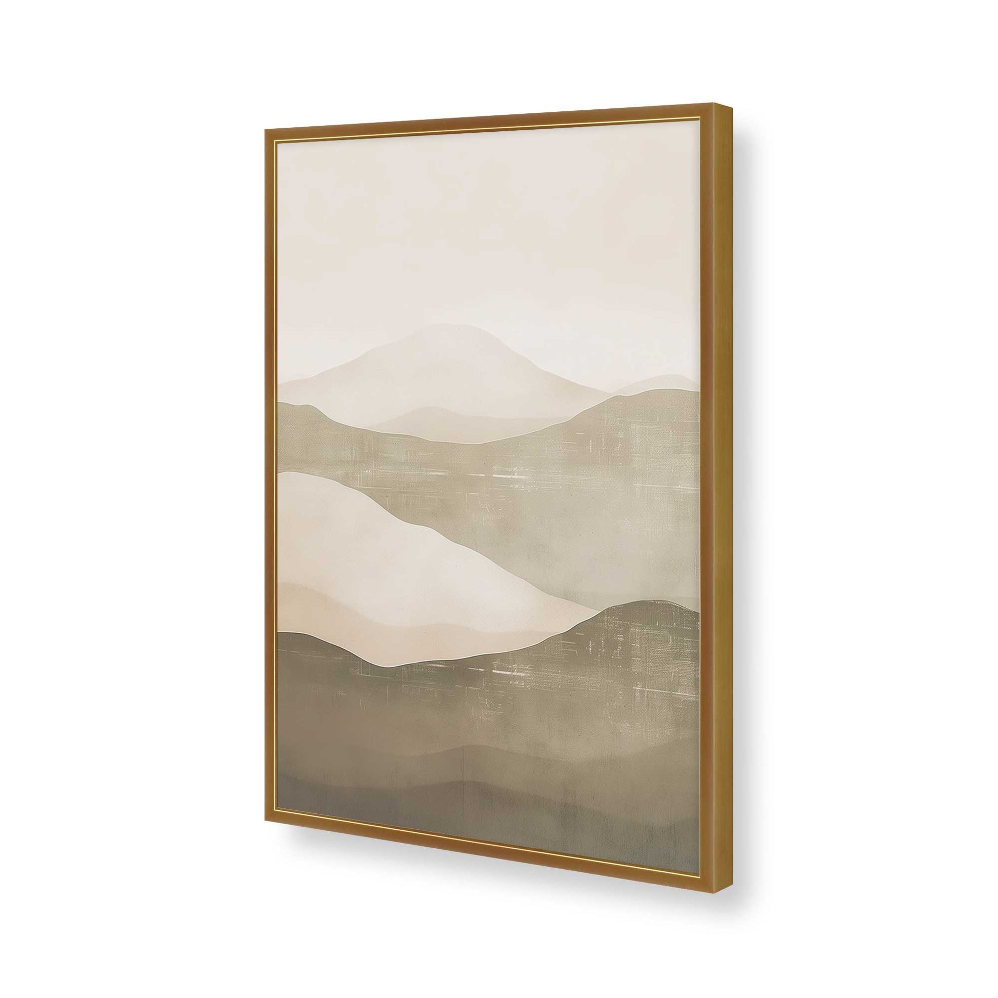 [Color:Polished Gold], Picture of art in a Polished Gold frame of the corner