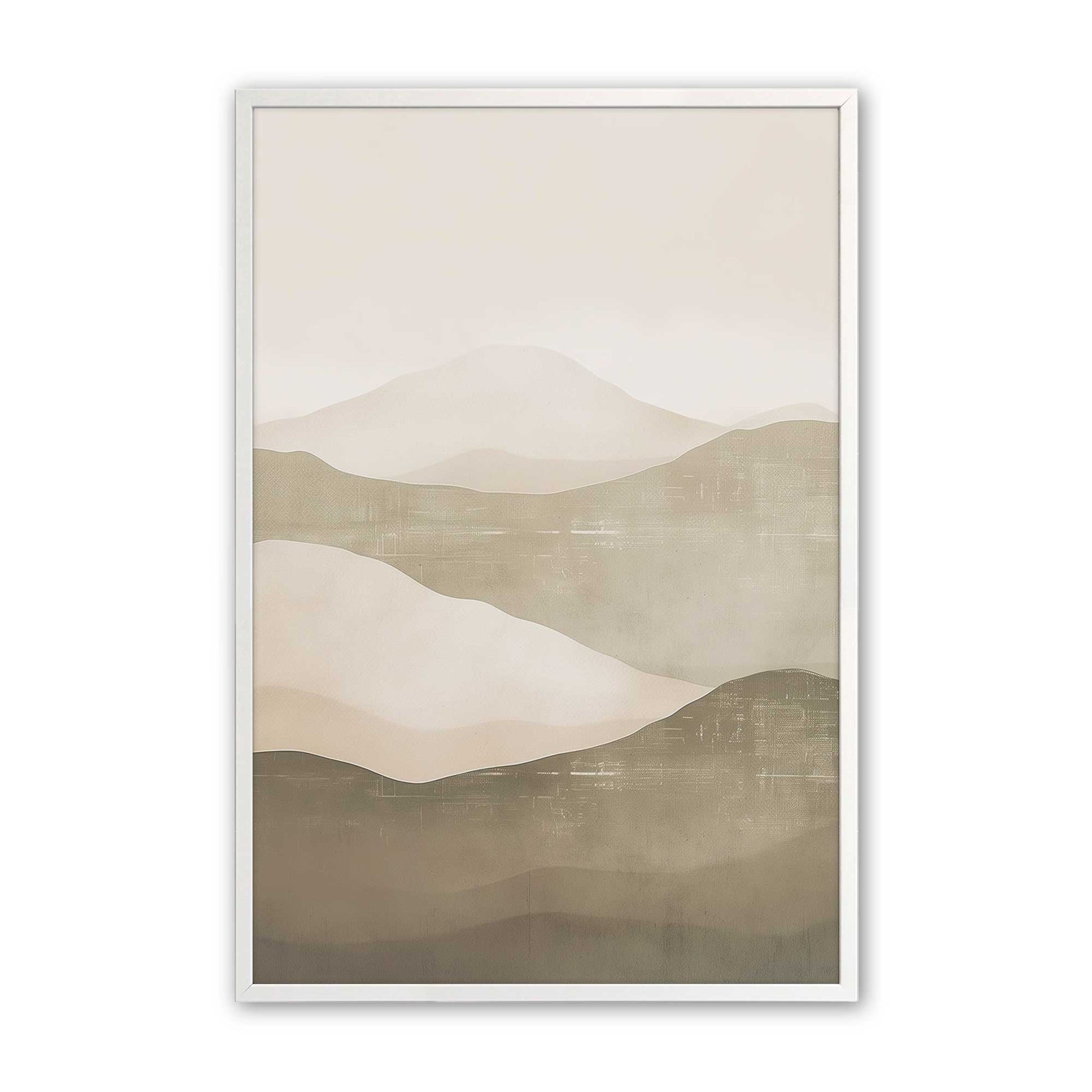 [Color:Opaque White], Picture of art in a Opaque White frame