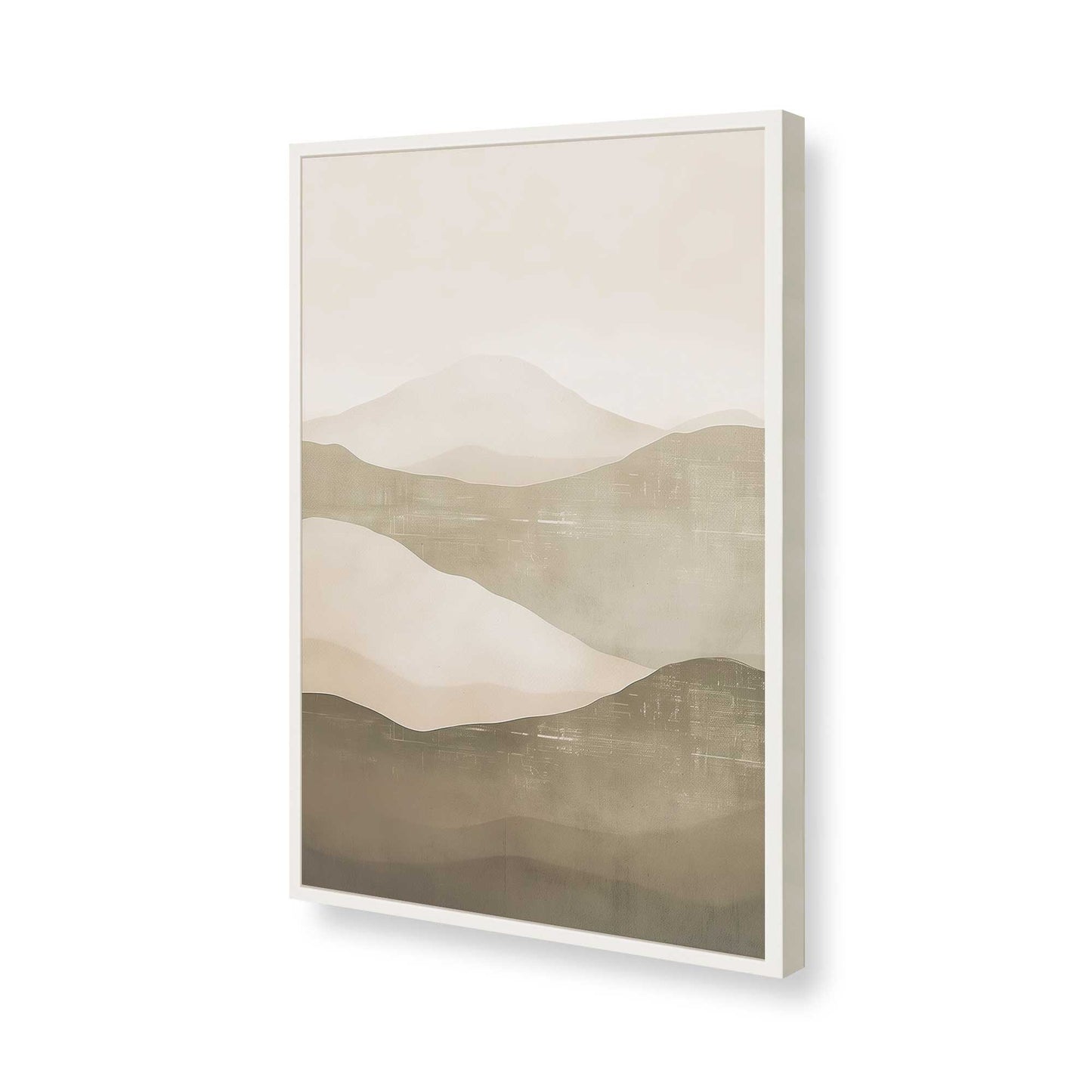 [Color:Opaque White], Picture of art in a Opaque White frame of the corner