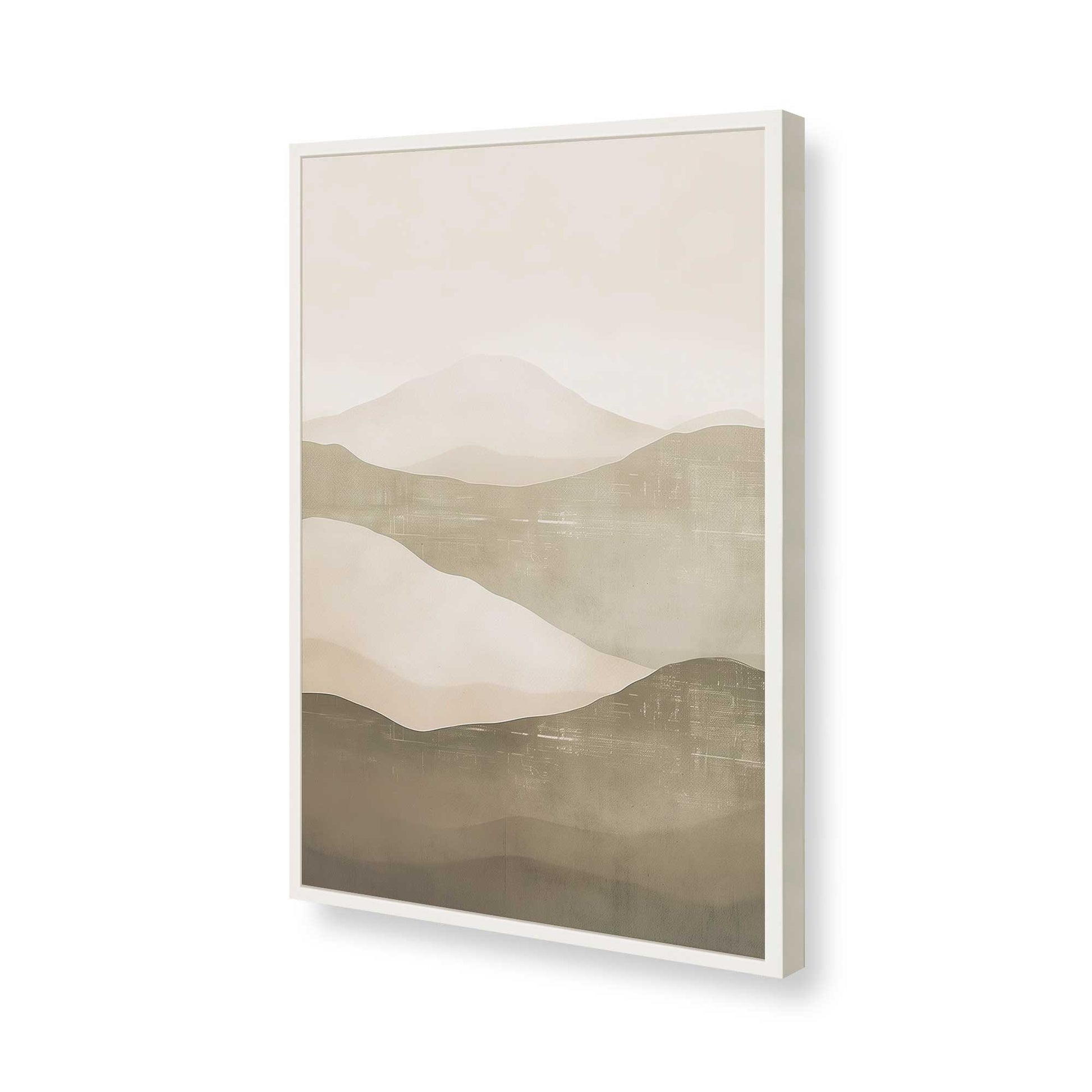 [Color:Opaque White], Picture of art in a Opaque White frame of the corner