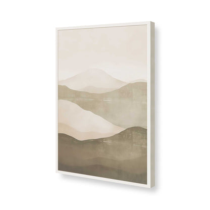 [Color:Opaque White], Picture of art in a Opaque White frame of the corner