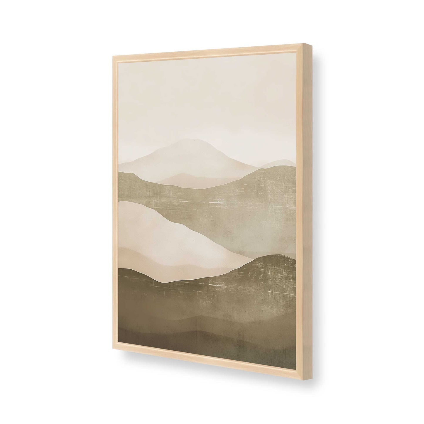 [Color:Raw Maple], Picture of art in a Raw Maple frame of the corner