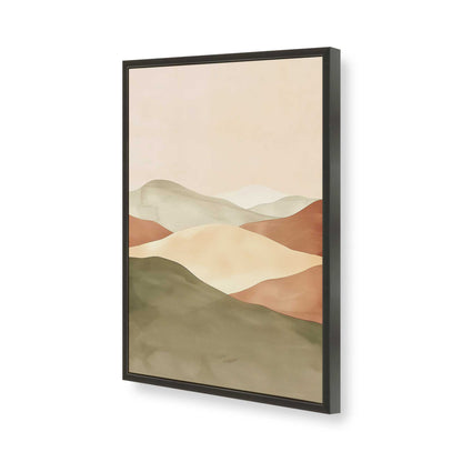 [Color:Satin Black], Picture of art in a Satin Black frame of the corner