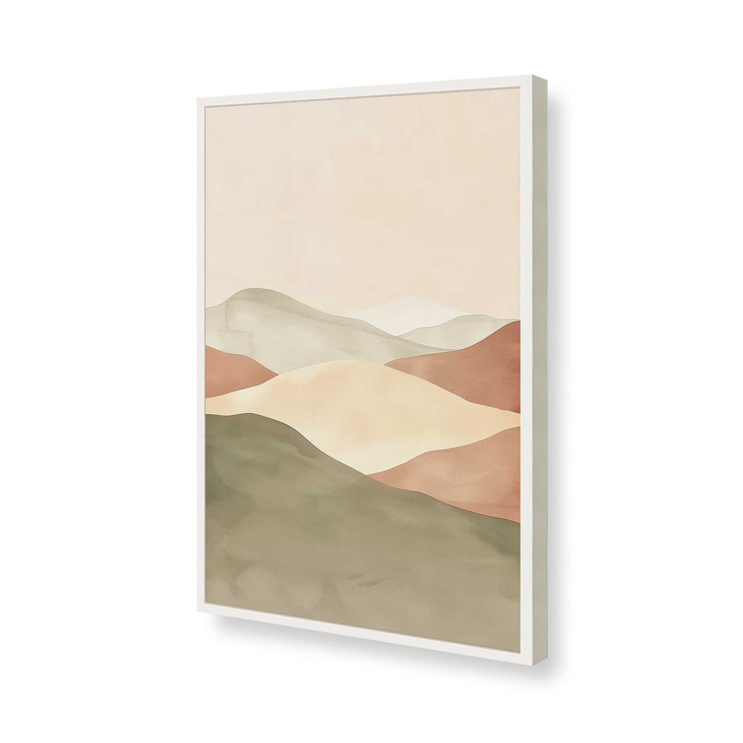 [Color:Opaque White], Picture of art in a Opaque White frame of the corner