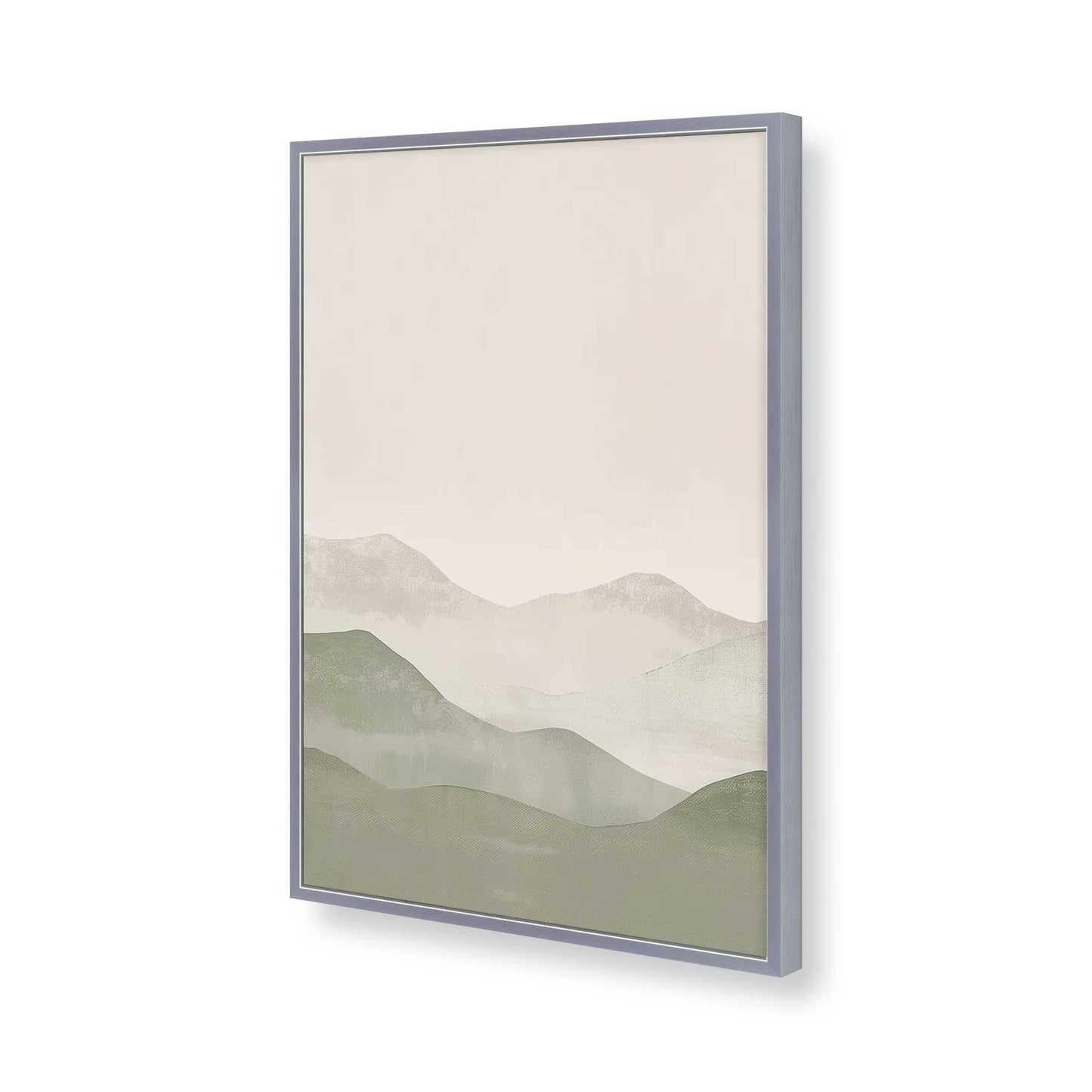 [Color:Polished Chrome], Picture of art in a Polished Chrome frame of the corner