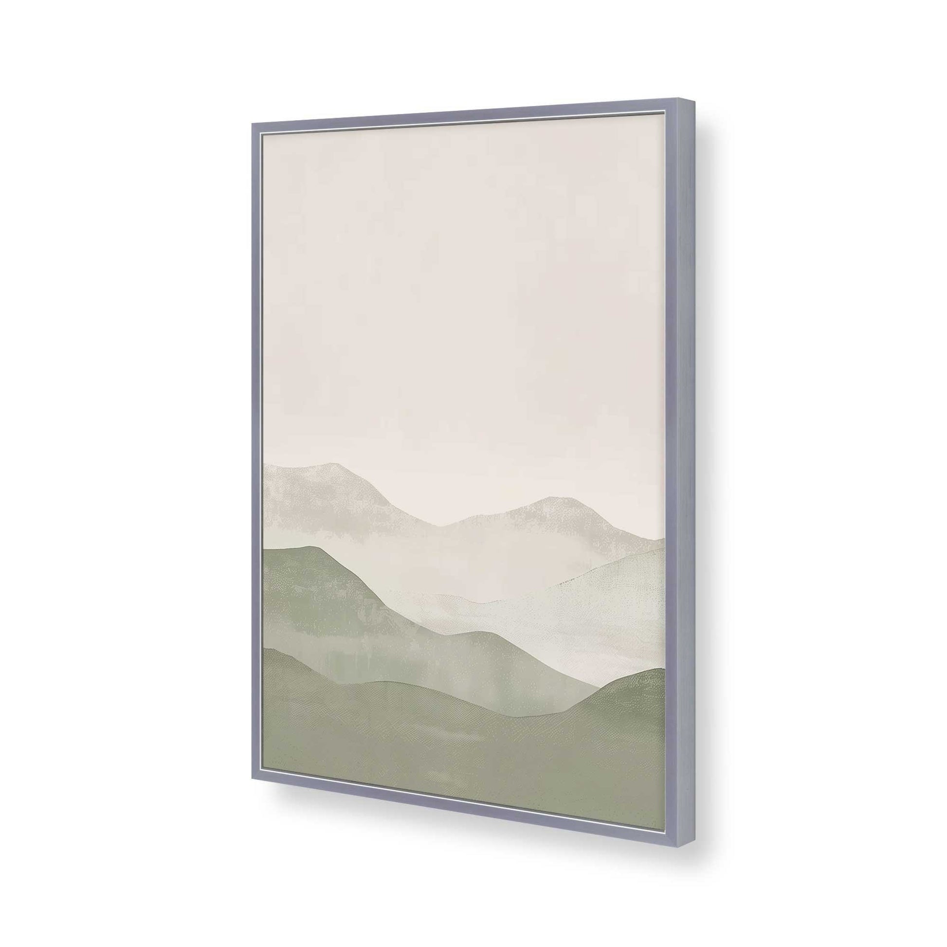 [Color:Polished Chrome], Picture of art in a Polished Chrome frame of the corner