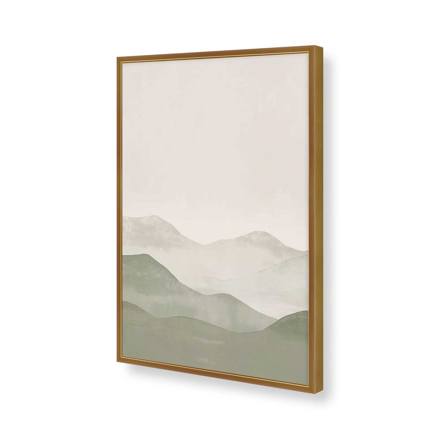 [Color:Polished Gold], Picture of art in a Polished Gold frame of the corner