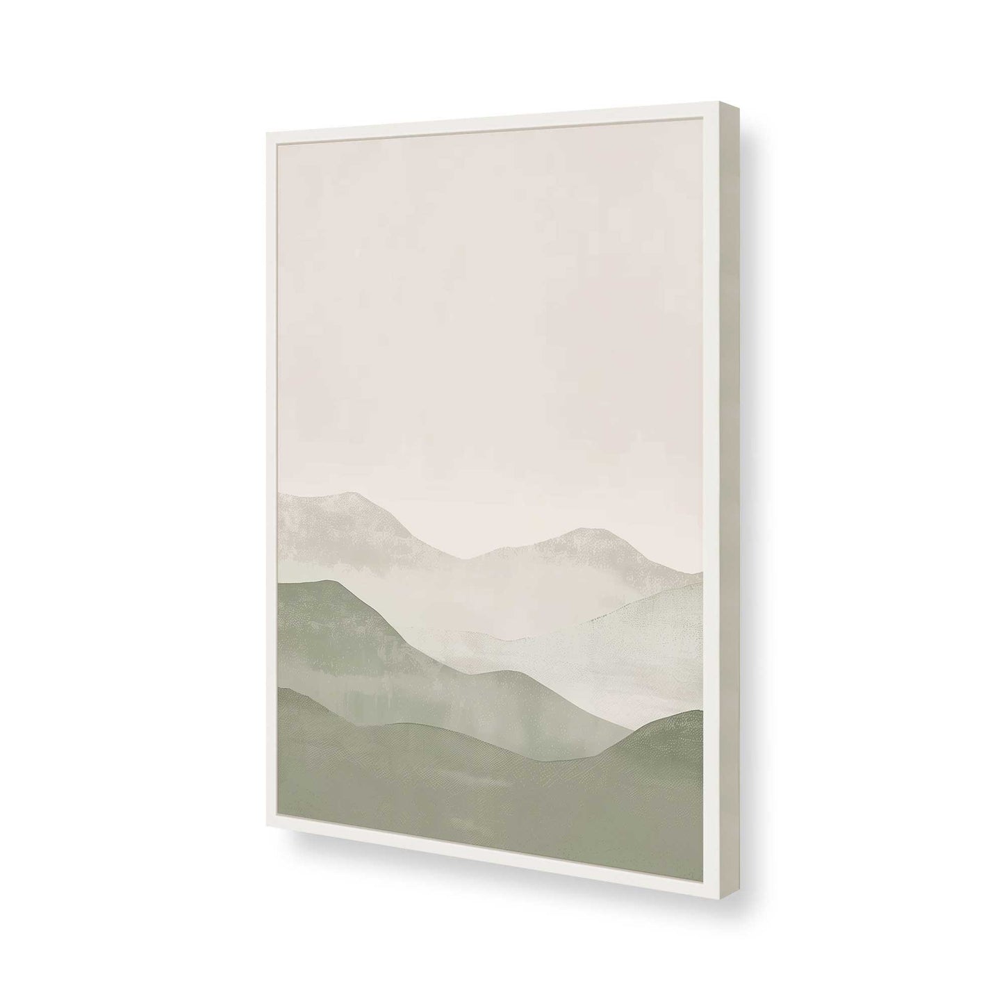 [Color:Opaque White], Picture of art in a Opaque White frame of the corner