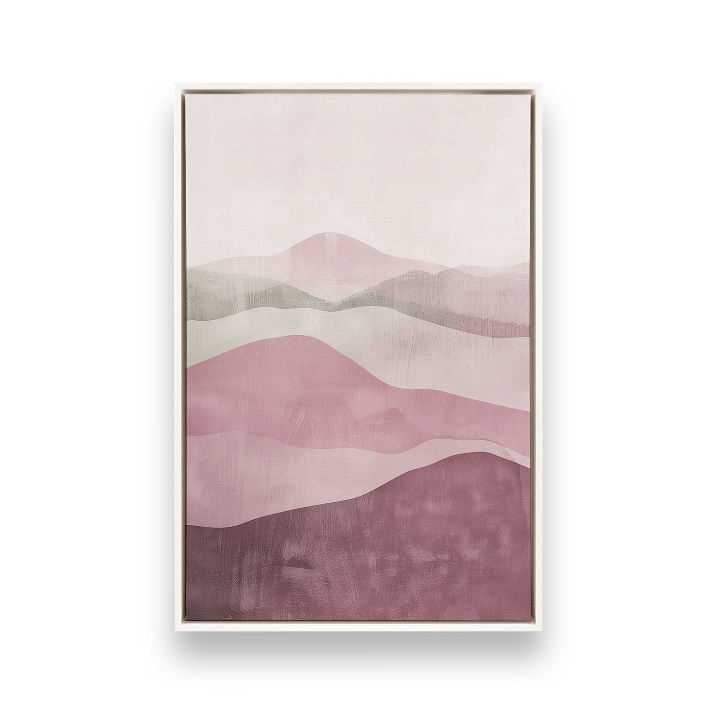 [Color:Opaque White], Picture of art in a White frame