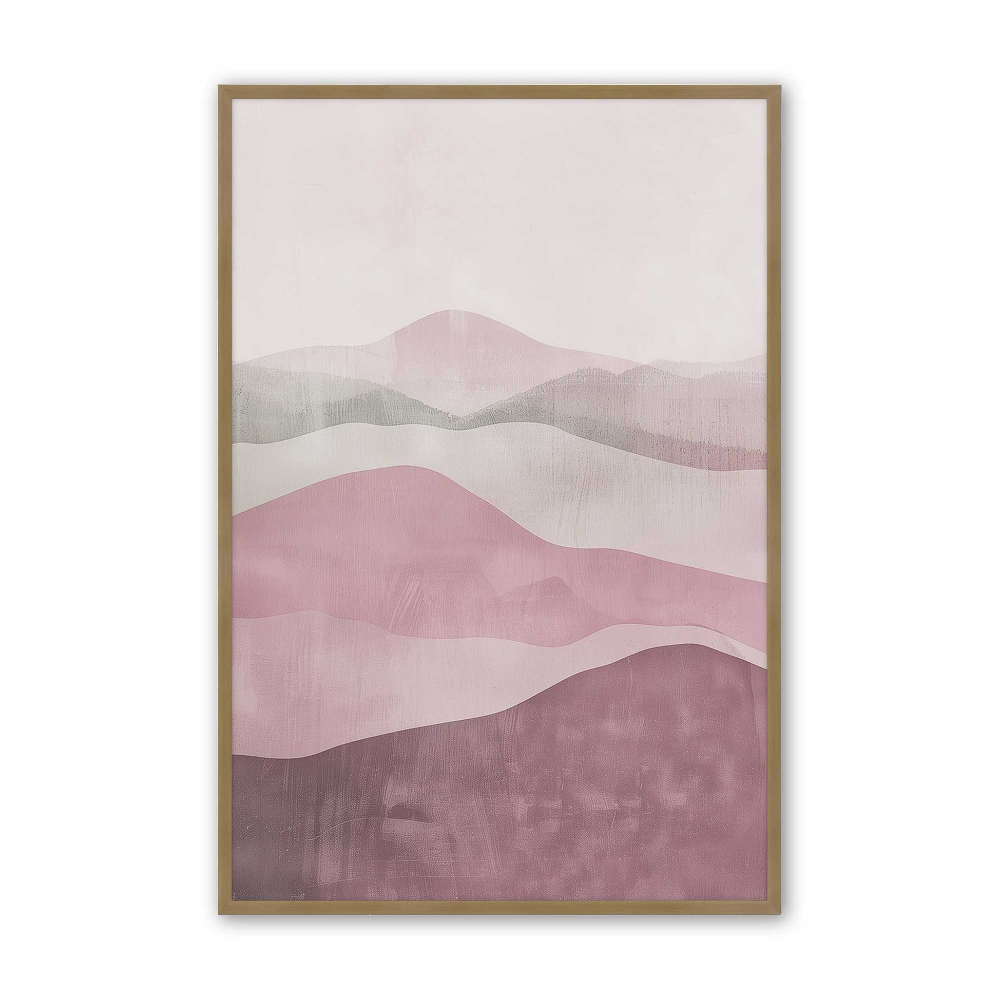 [Color:Brushed Gold], Picture of art in a Brushed Gold frame