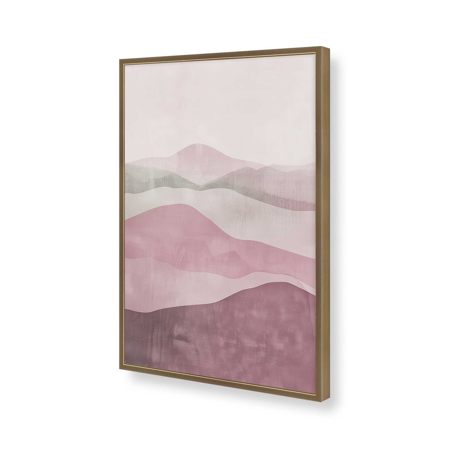 [Color:Brushed Gold], Picture of art in a Brushed Gold frame of the corner