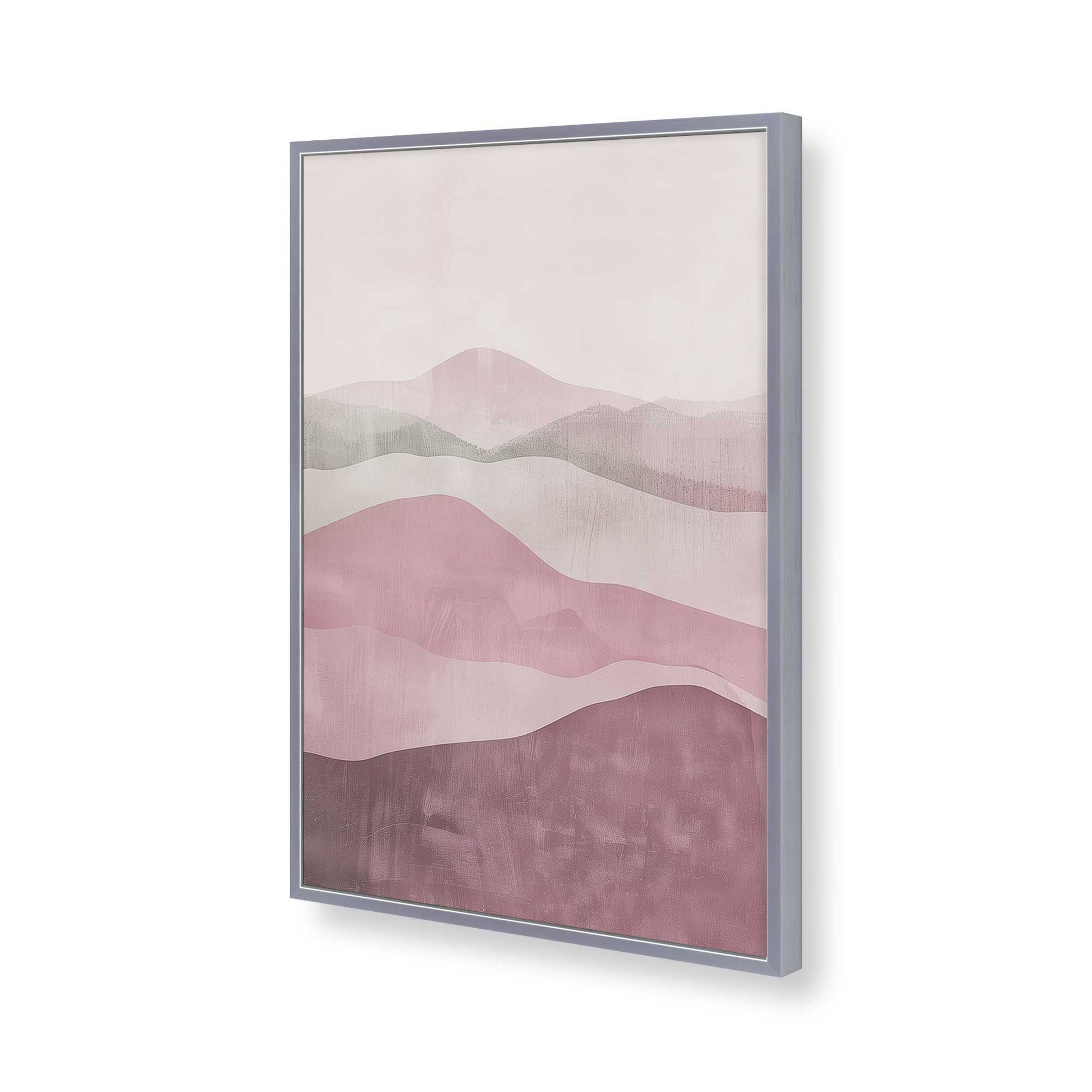 [Color:Polished Chrome], Picture of art in a Polished Chrome frame of the corner