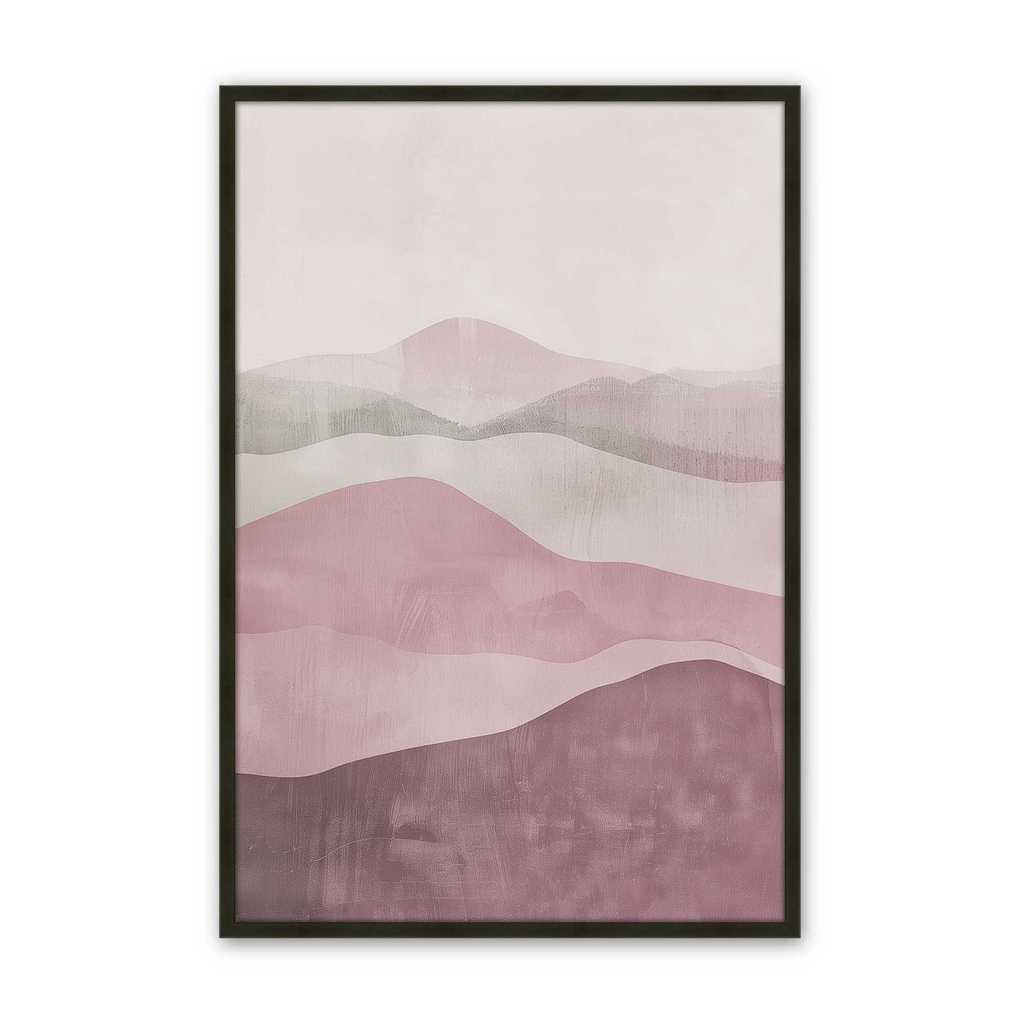 [Color:Satin Black], Picture of art in a Satin Black frame