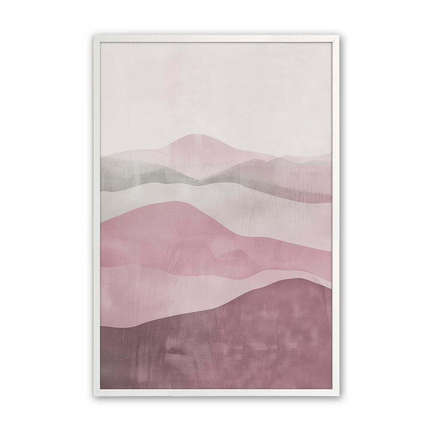 [Color:Opaque White], Picture of art in a Opaque White frame