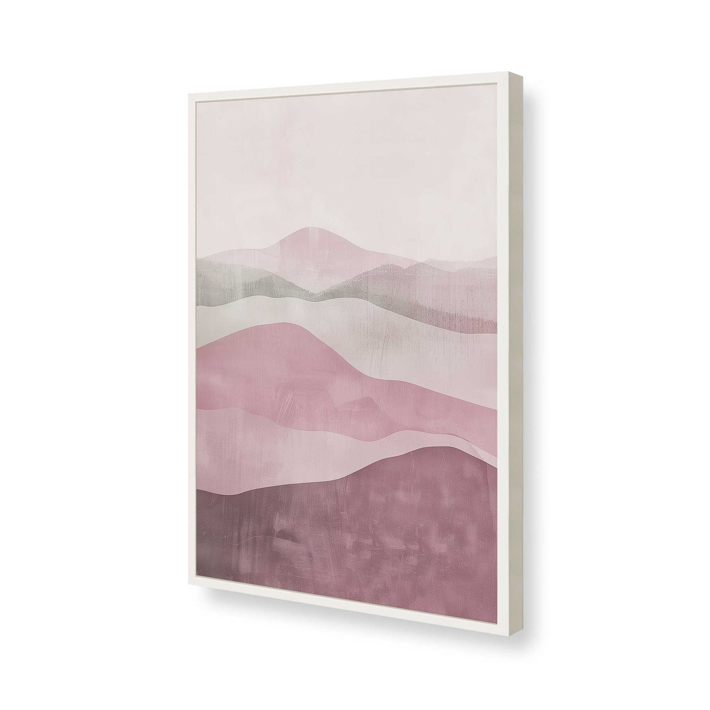 [Color:Opaque White], Picture of art in a Opaque White frame of the corner