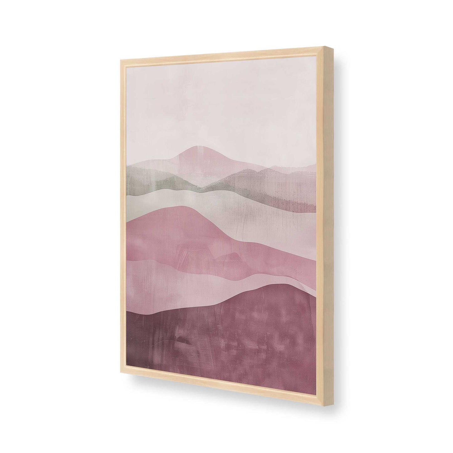 [Color:Raw Maple], Picture of art in a Raw Maple frame of the corner