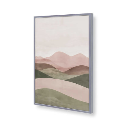 [Color:Polished Chrome], Picture of art in a Polished Chrome frame of the corner