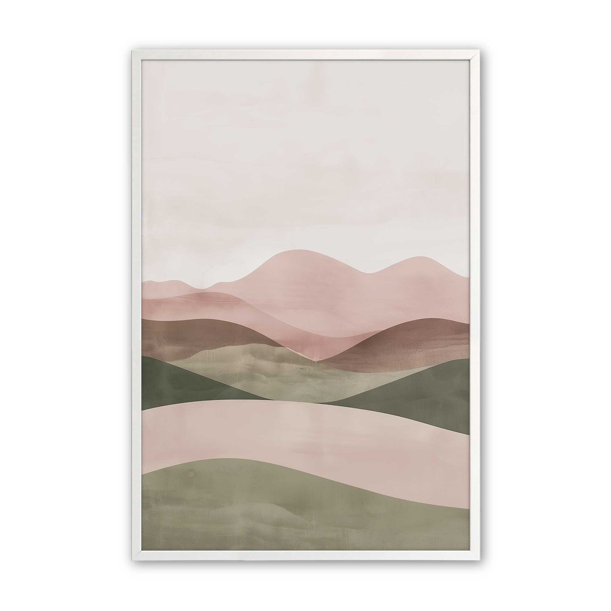[Color:Opaque White], Picture of art in a Opaque White frame