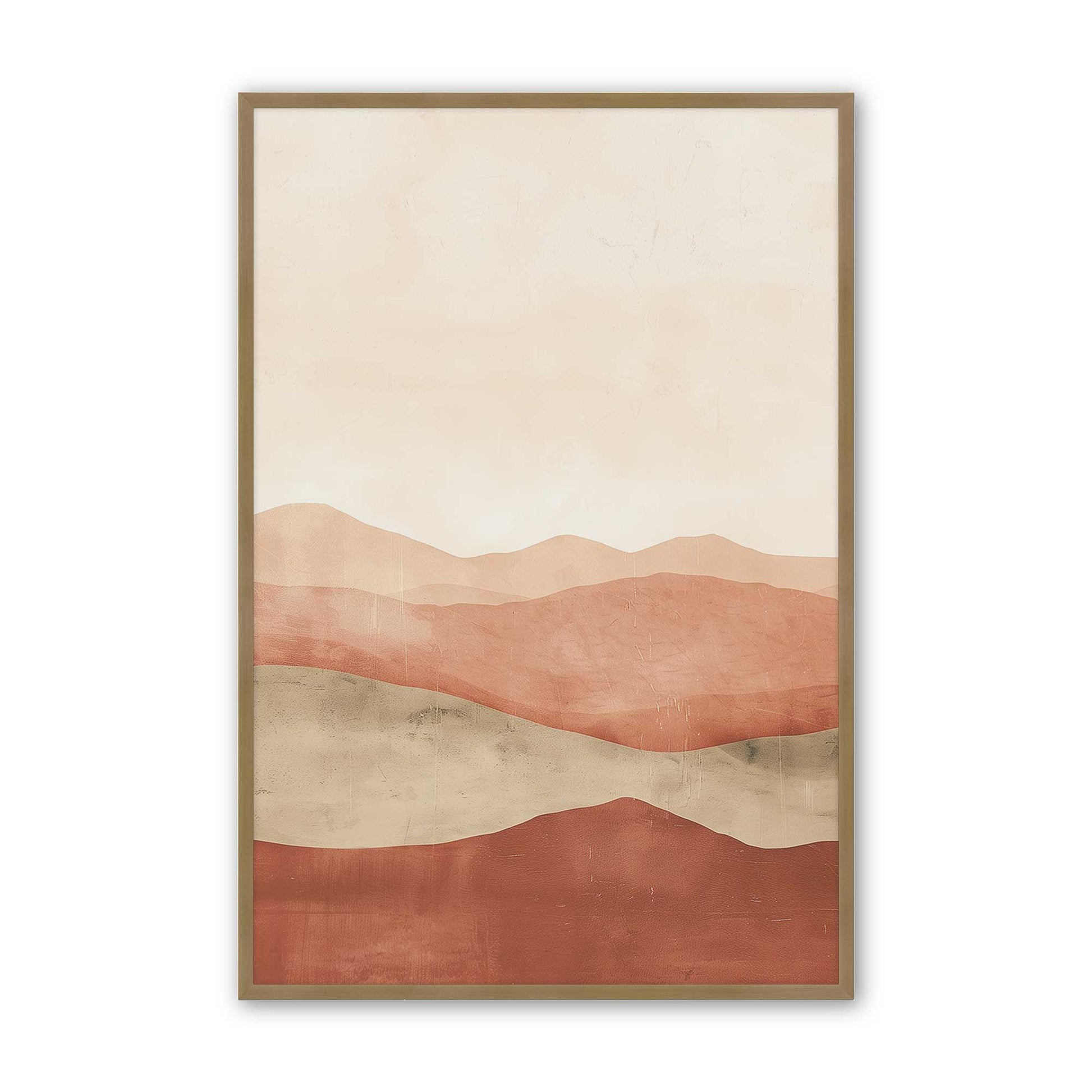 [Color:Brushed Gold], Picture of art in a Brushed Gold frame