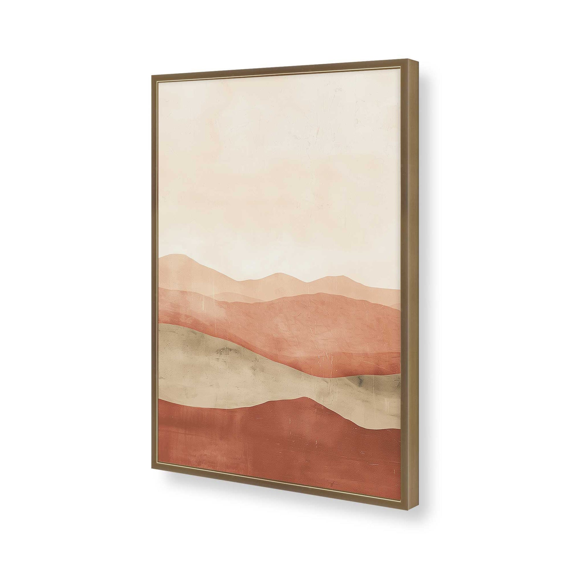 [Color:Brushed Gold], Picture of art in a Brushed Gold frame of the corner