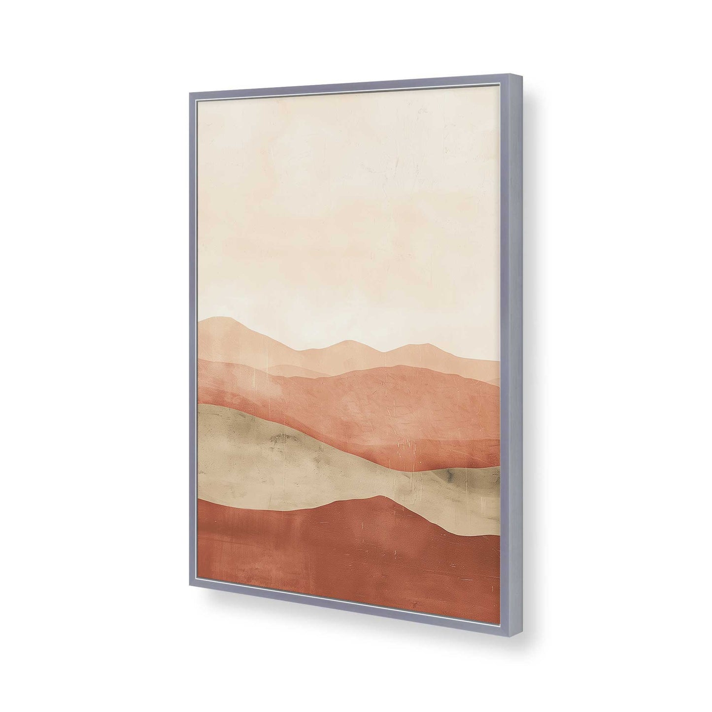[Color:Polished Chrome], Picture of art in a Polished Chrome frame of the corner