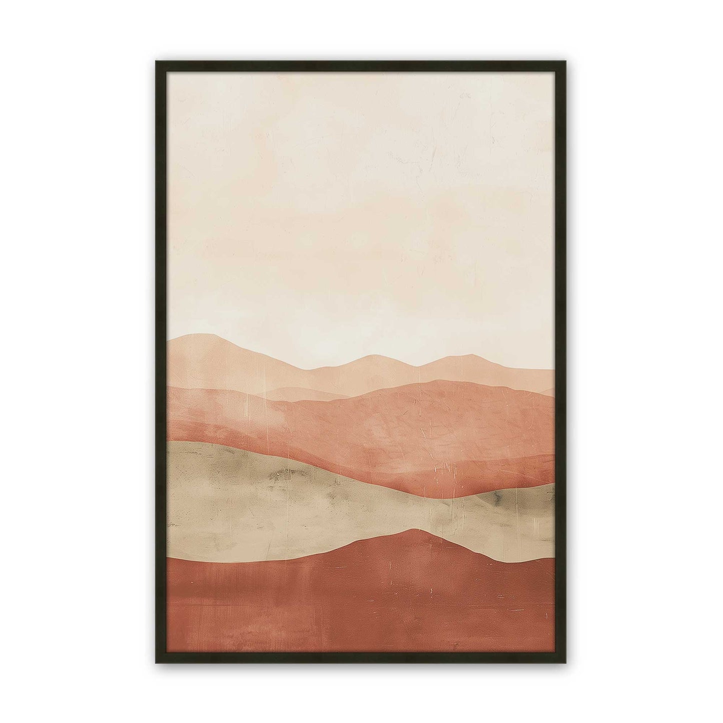 [Color:Satin Black], Picture of art in a Satin Black frame