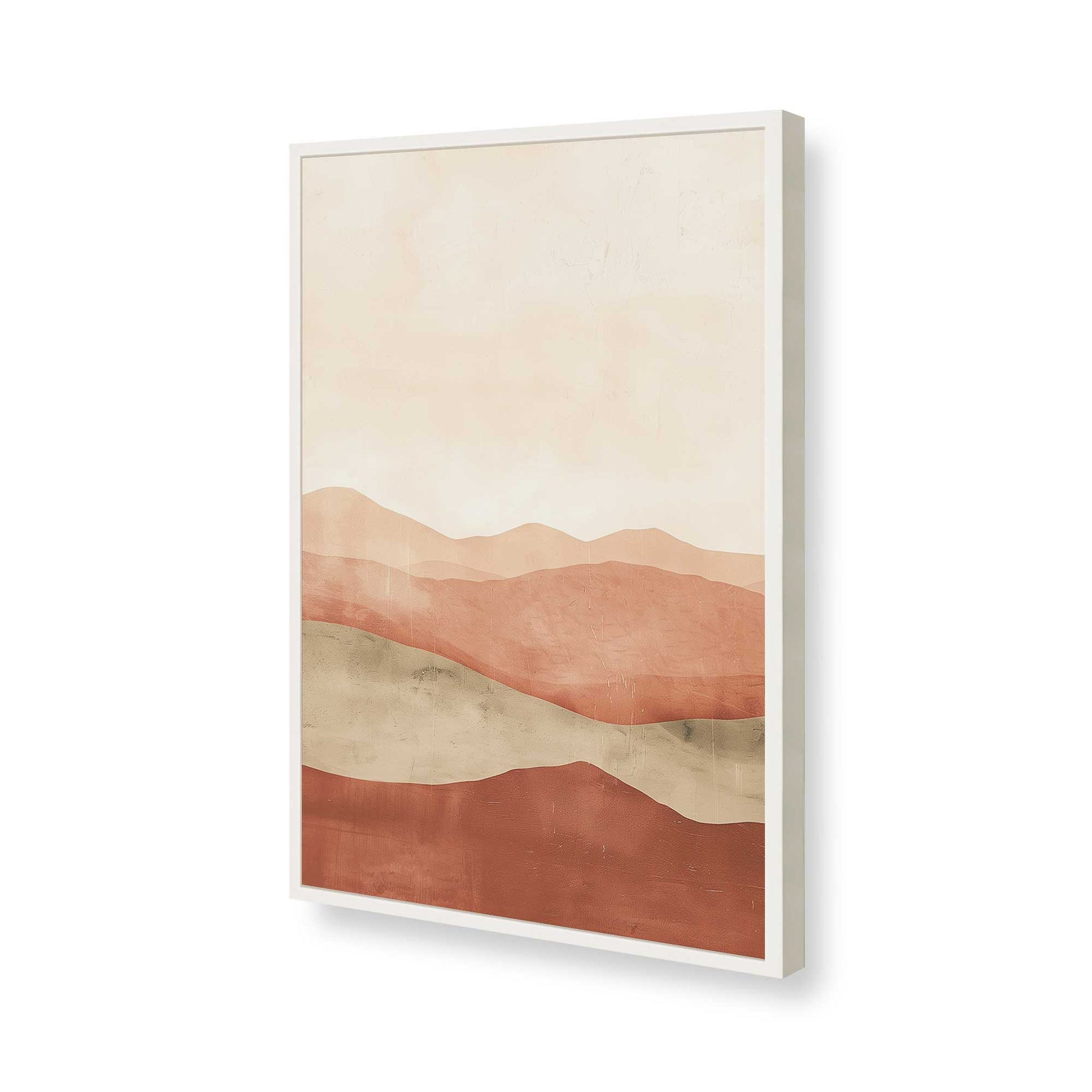 [Color:Opaque White], Picture of art in a Opaque White frame of the corner