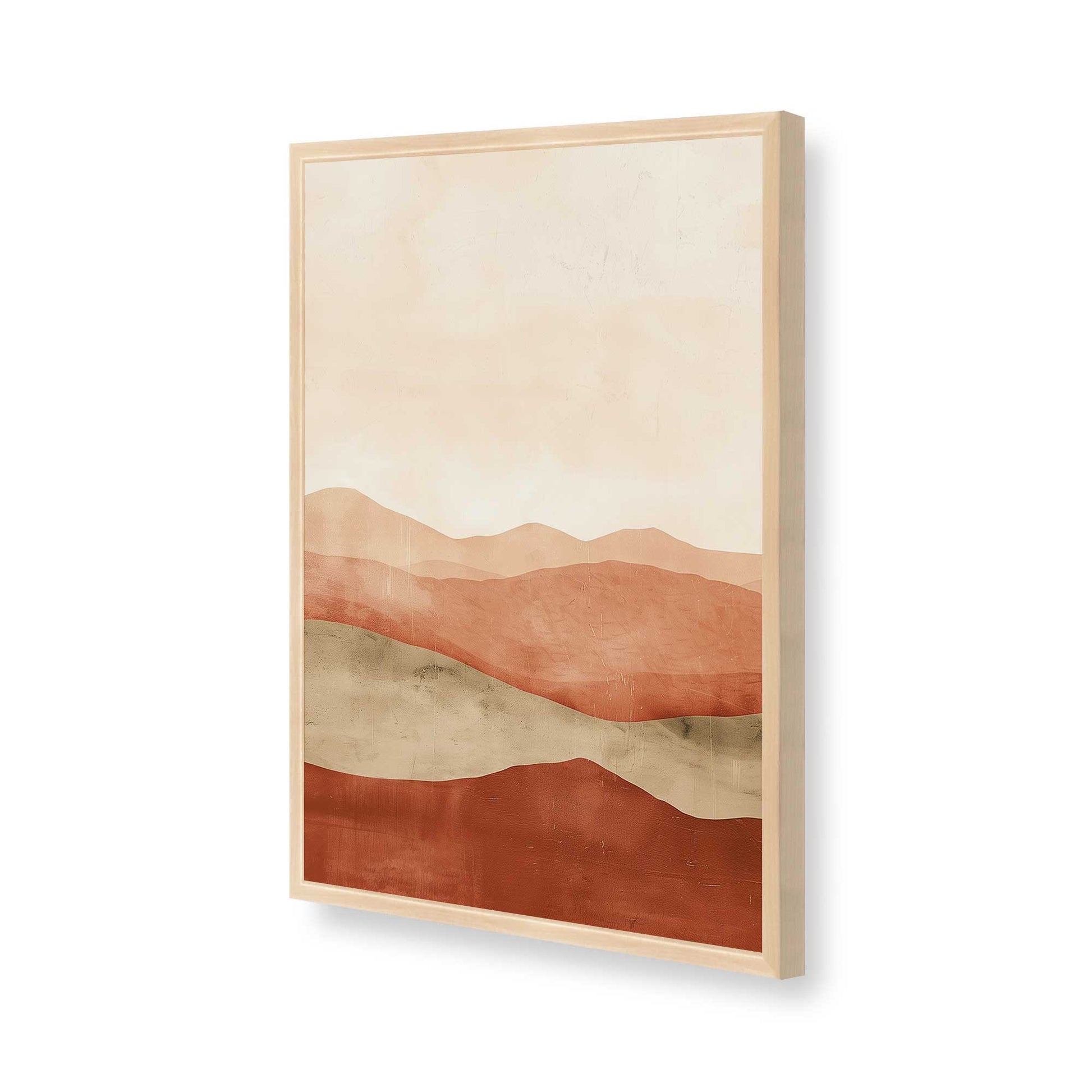 [Color:Raw Maple], Picture of art in a Raw Maple frame of the corner