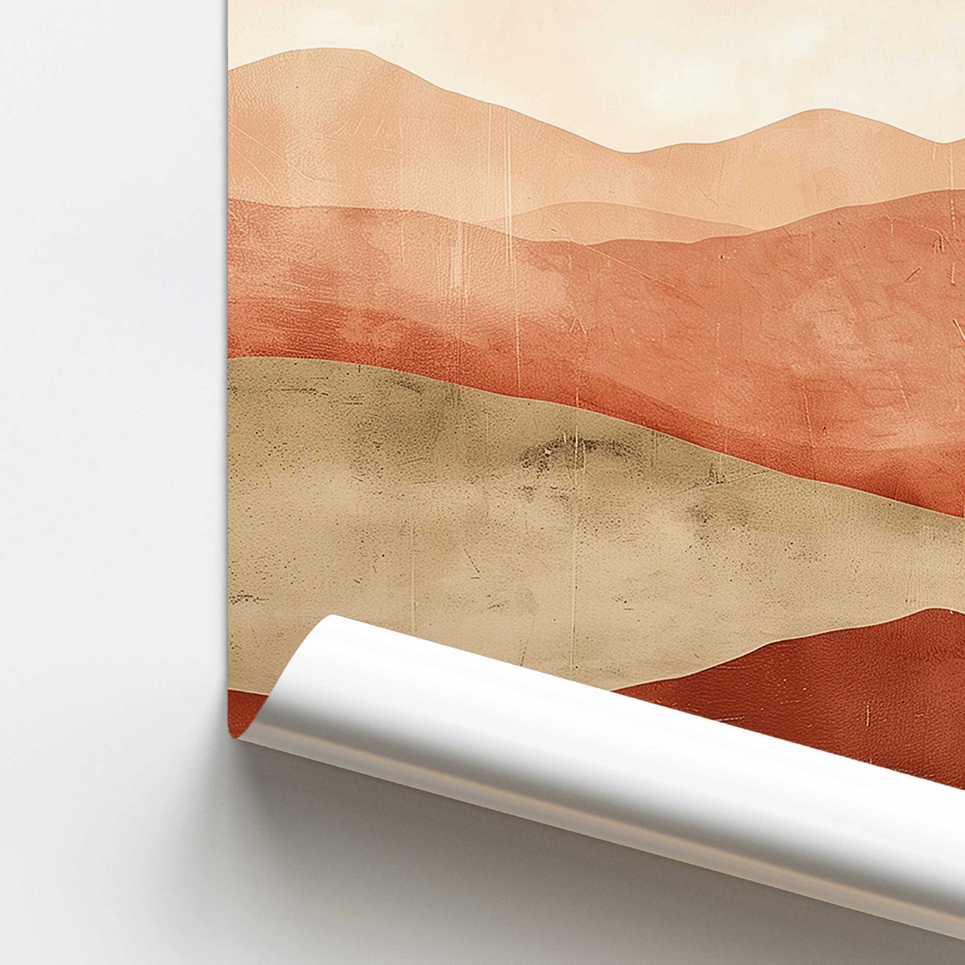 [color:Rolled Print], Picture of close up of art